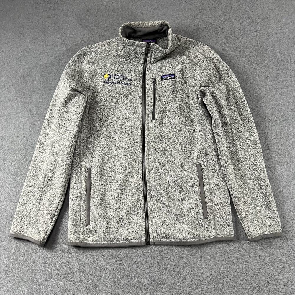 Patagonia Jacket Mens Medium Gray Full Zip Better Sweater Fleece Pullover